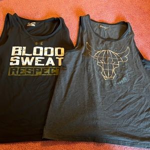 Men’s work out tank bundle. The Rock line.